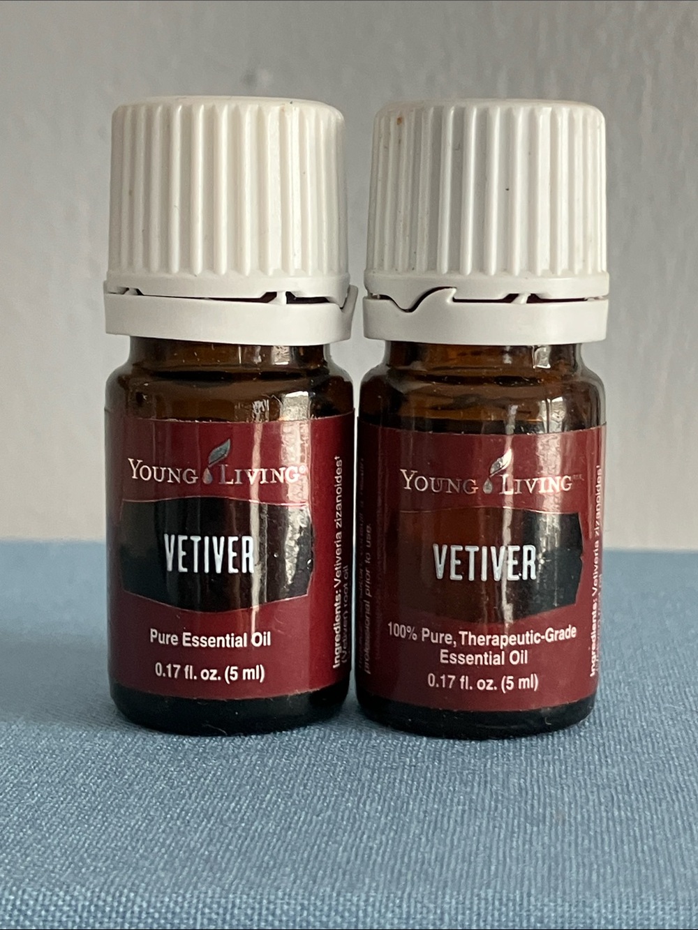 New Young Living Bundle of 2 Vetiver Essential Oil